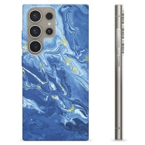 Samsung Galaxy S24 Ultra TPU Cover - Farverig Marmor