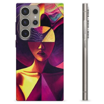 Samsung Galaxy S24 Ultra TPU Cover - Kubistisk Portræt