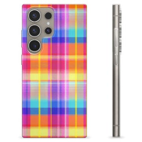 Samsung Galaxy S24 Ultra TPU Cover - Flannel Skjorte