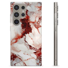 Samsung Galaxy S24 Ultra TPU Cover - Rubin Marmor