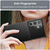 Samsung Galaxy S24 Ultra Thunder Series TPU Cover - Sort