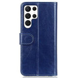 Samsung Galaxy S24 Ultra Pung Taske med Magnetisk Lukning - Blå