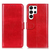 Samsung Galaxy S24 Ultra Pung Taske med Magnetisk Lukning - Rød