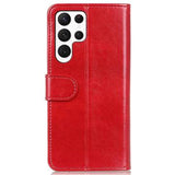 Samsung Galaxy S24 Ultra Pung Taske med Magnetisk Lukning - Rød