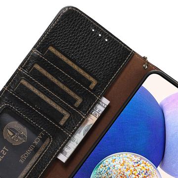 Samsung Galaxy S24 Ultra Læderpung med RFID - Sort