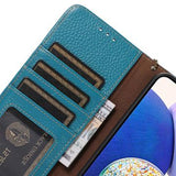Samsung Galaxy S24 Ultra Læderpung med RFID - Blå