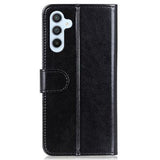 Samsung Galaxy S25/S24 Pung Taske med Magnetisk Lukning - Sort