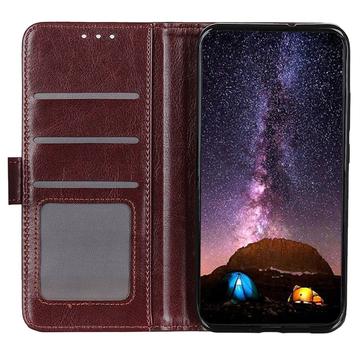 Samsung Galaxy S25/S24 Pung Taske med Magnetisk Lukning - Brun