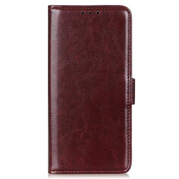 Samsung Galaxy S25/S24 Pung Taske med Magnetisk Lukning - Brun