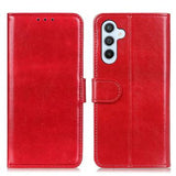 Samsung Galaxy S25/S24 Pung Taske med Magnetisk Lukning - Rød