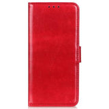 Samsung Galaxy S25/S24 Pung Taske med Magnetisk Lukning - Rød