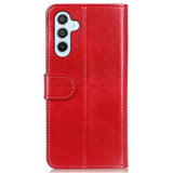 Samsung Galaxy S25/S24 Pung Taske med Magnetisk Lukning - Rød