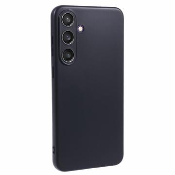 Samsung Galaxy S24+ Anti-Fingeraftryk Mat TPU Cover - Sort
