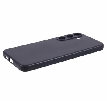 Samsung Galaxy S24+ Anti-Fingeraftryk Mat TPU Cover - Sort