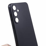 Samsung Galaxy S24+ Anti-Fingeraftryk Mat TPU Cover - Sort
