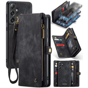 Samsung Galaxy S24+ Caseme 008 2-i-1 Multifunktionel Pung - Sort