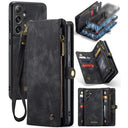 Samsung Galaxy S24+ Caseme 008 2-i-1 Multifunktionel Pung - Sort
