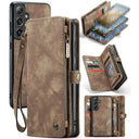 Samsung Galaxy S24+ Caseme 008 2-i-1 Multifunktionel Pung - Brun