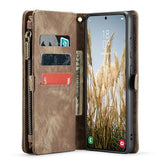 Samsung Galaxy S24+ Caseme 008 2-i-1 Multifunktionel Pung - Brun