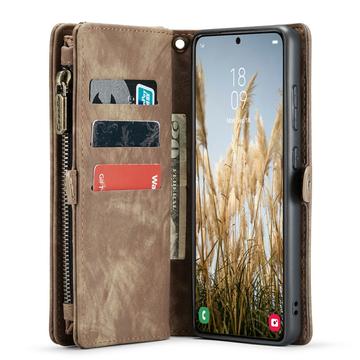 Samsung Galaxy S24+ Caseme 008 2-i-1 Multifunktionel Pung - Brun