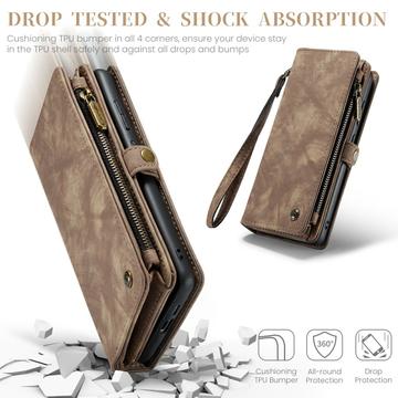 Samsung Galaxy S24+ Caseme 008 2-i-1 Multifunktionel Pung - Brun