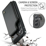 Samsung Galaxy S24+ Caseme C22 Cover med RFID-kortpung - Sort