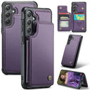 Samsung Galaxy S24+ Caseme C22 Cover med RFID-kortpung - Lilla