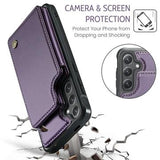 Samsung Galaxy S24+ Caseme C22 Cover med RFID-kortpung - Lilla