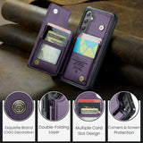 Samsung Galaxy S24+ Caseme C22 Cover med RFID-kortpung - Lilla