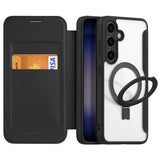 Samsung Galaxy S24+ Dux Ducis Skin X Pro Magnetisk Flip Cover - Sort