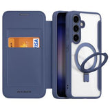 Samsung Galaxy S24+ Dux Ducis Skin X Pro Magnetisk Flip Cover - Blå