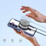Samsung Galaxy S24+ Dux Ducis Skin X Pro Magnetisk Flip Cover - Blå