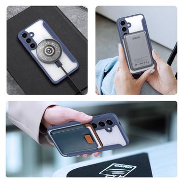 Samsung Galaxy S24+ Dux Ducis Skin X Pro Magnetisk Flip Cover - Blå