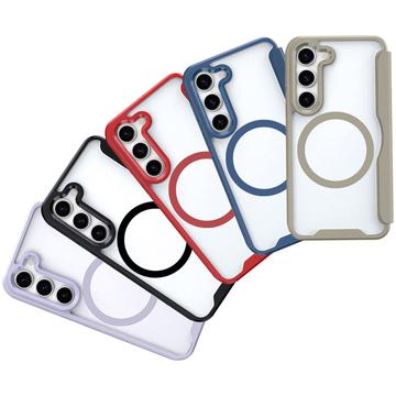 Samsung Galaxy S24+ Flip Cover med Kortholder - MagSafe-kompatibel - Blå
