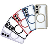 Samsung Galaxy S24+ Flip Cover med Kortholder - MagSafe-kompatibel - Lilla