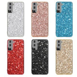 Samsung Galaxy S24+ Glitter Series Hybrid Cover - Sort