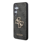 Samsung Galaxy S24+ Guess 4G Big Metal Logo Hybrid Cover - Grå