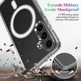 Samsung Galaxy S24+ Hybrid Cover - MagSafe Kompatibel - Gennemsigtig