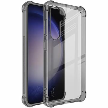 Samsung Galaxy S24+ Imak Faldsikkert TPU Cover - Gennemsigtig Sort