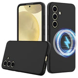 Samsung Galaxy S24+ Liquid Silikone Cover - MagSafe Kompatibel - Sort