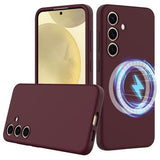 Samsung Galaxy S24+ Liquid Silikone Cover - MagSafe Kompatibel - Vinrød