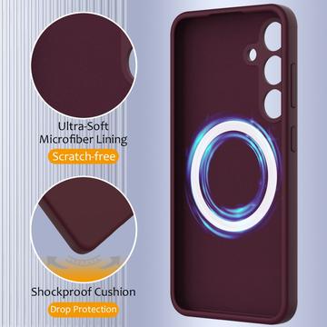 Samsung Galaxy S24+ Liquid Silikone Cover - MagSafe Kompatibel - Vinrød