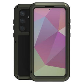 Samsung Galaxy S24+ Love Mei Powerful Hybrid Cover - Grøn