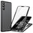 Samsung Galaxy S24+ Magnetisk Cover med Hærdet Glas - Sort