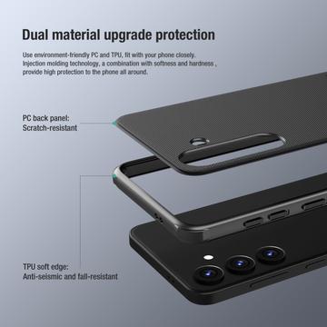 Samsung Galaxy S24+ Nillkin Super Frosted Shield Pro Hybrid Cover - Rød