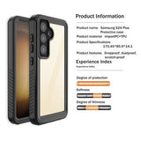 Samsung Galaxy S24+ Redpepper FS IP68 Vandtæt Cover - Sort