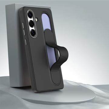 Samsung Galaxy S24+ Smart hybrid cover med stående greb - Sort