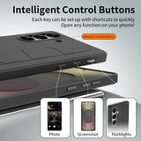 Samsung Galaxy S24+ Smart hybrid cover med stående greb - Sort