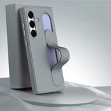 Samsung Galaxy S24+ Smart hybrid cover med stående greb - mørkegrå