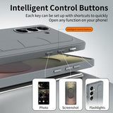 Samsung Galaxy S24+ Smart hybrid cover med stående greb - mørkegrå
